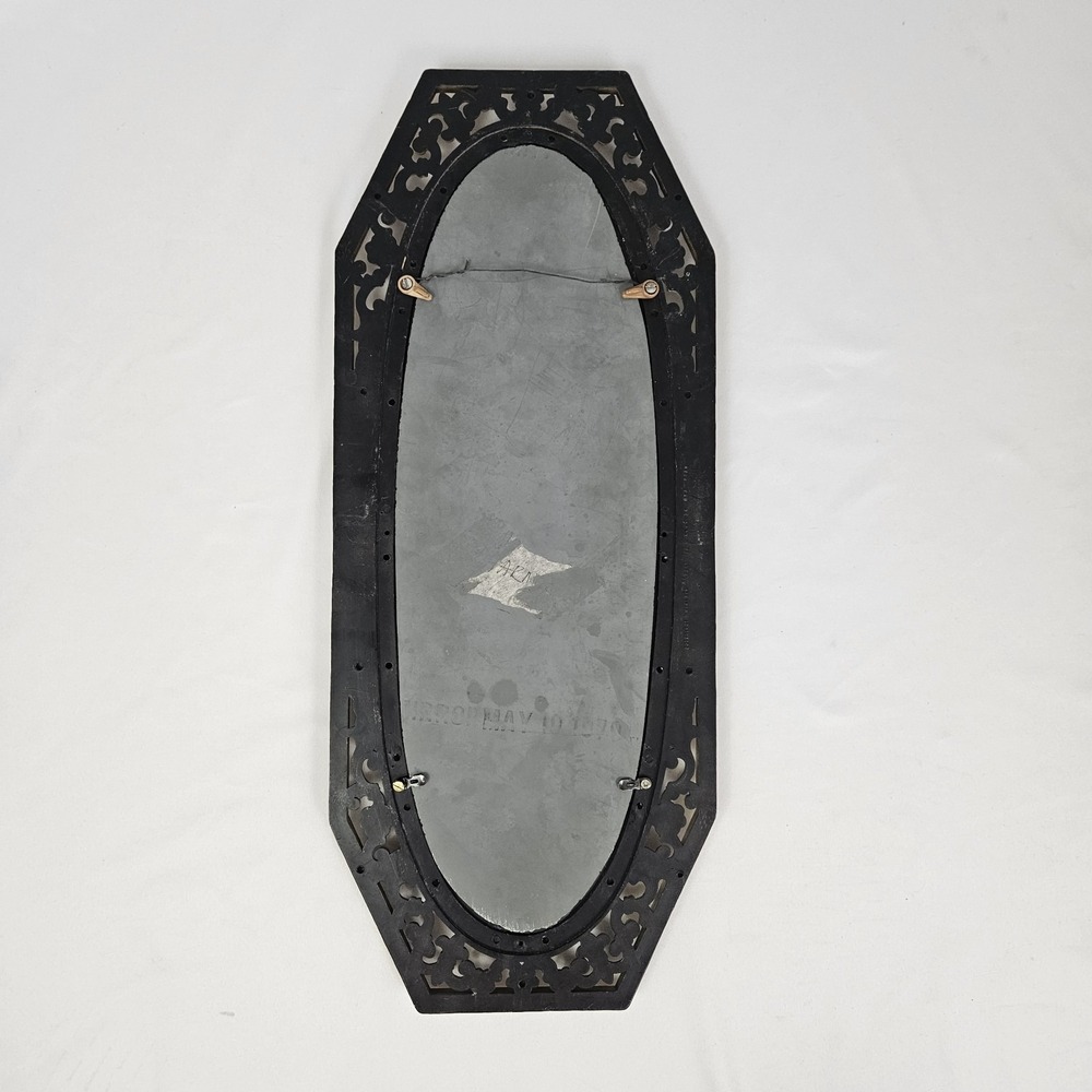 Vintage Hollywood Regency Gold Mirror Dart Ind 1964 MCM French Ornate - Picture 11 of 13